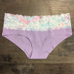 Victoria’s Secret PINK Lace Trim Hipster Panty XS